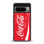 coca cola classic back phone cover | glass case for google pixel 8 pro