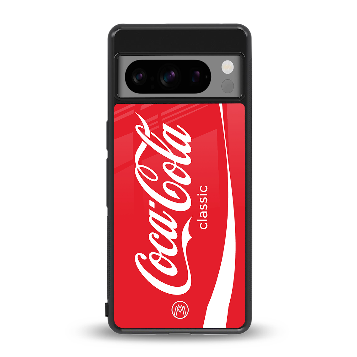 coca cola classic back phone cover | glass case for google pixel 8 pro