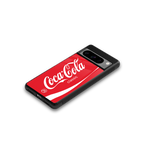 coca cola classic back phone cover | glass case for google pixel 8 pro