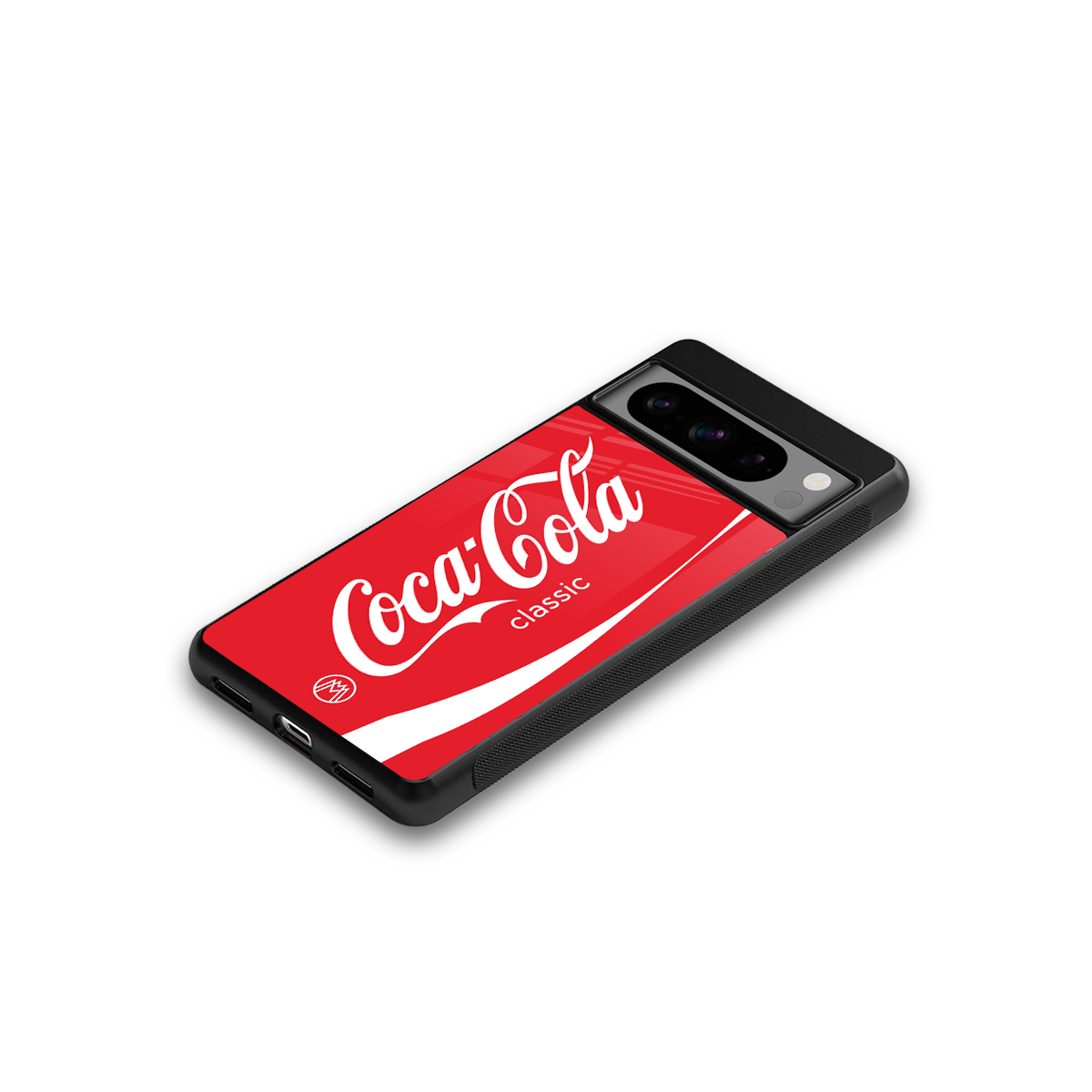 coca cola classic back phone cover | glass case for google pixel 8 pro