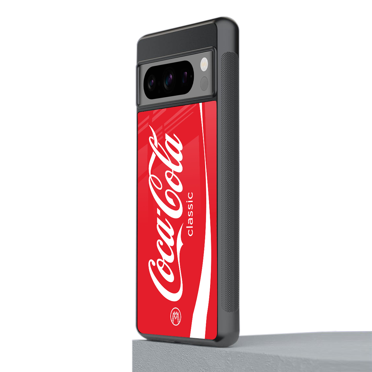 coca cola classic back phone cover | glass case for google pixel 8 pro