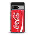coca cola classic back phone cover | glass case for Google Pixel 8
