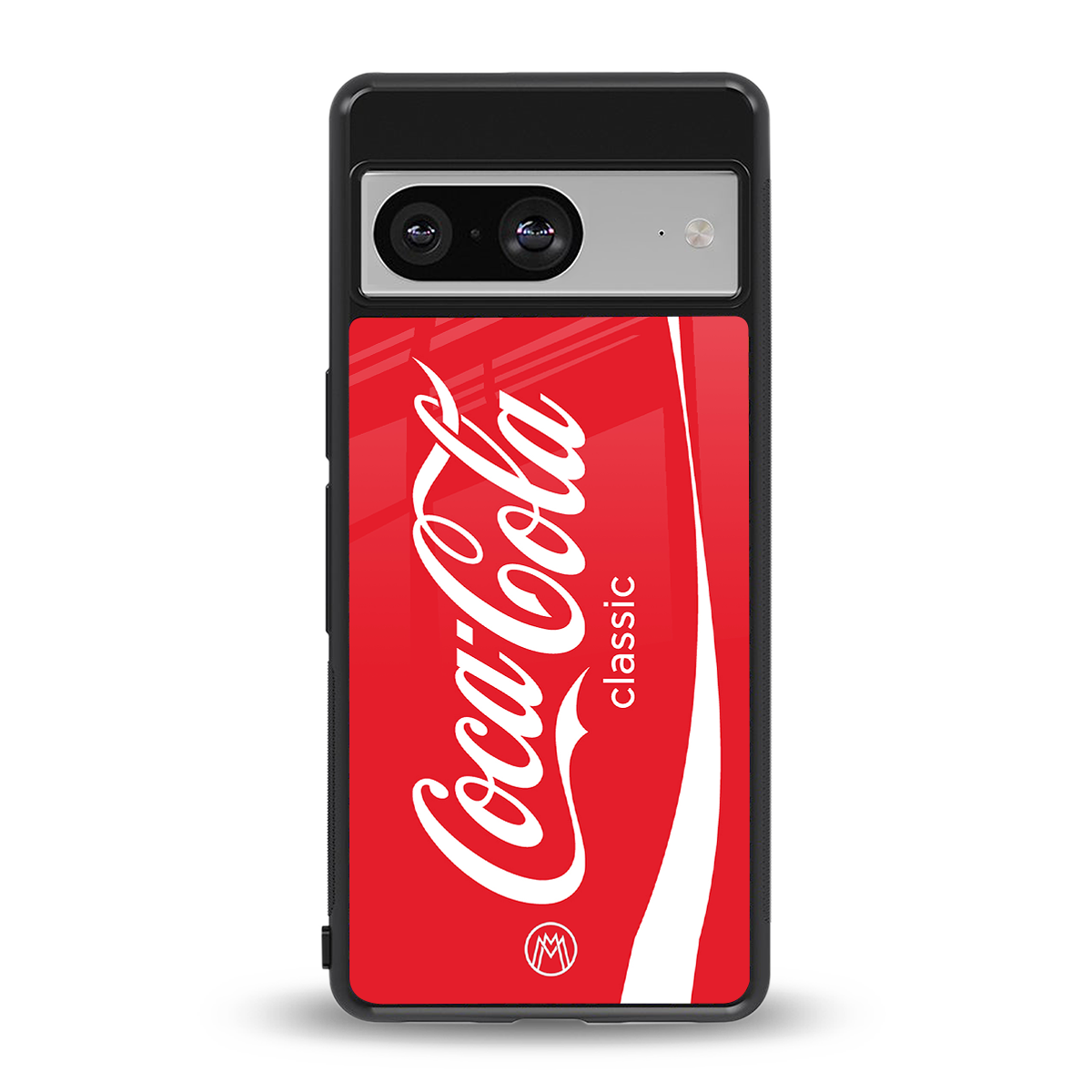 coca cola classic back phone cover | glass case for Google Pixel 8