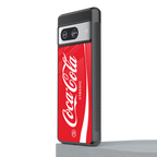 coca cola classic back phone cover | glass case for Google Pixel 8
