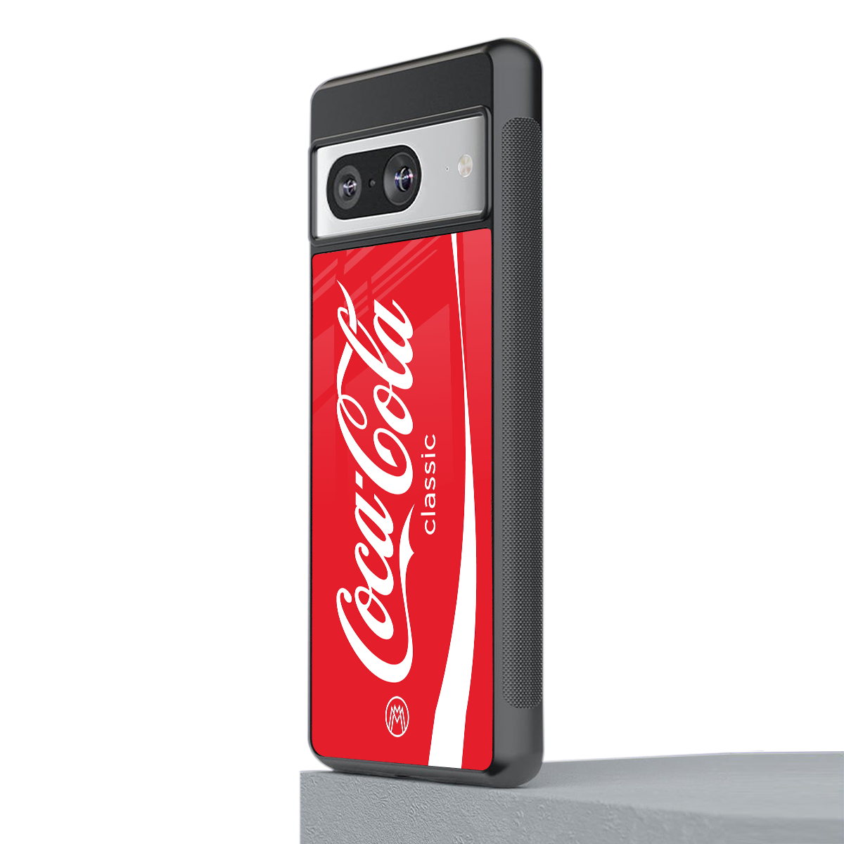 coca cola classic back phone cover | glass case for Google Pixel 8