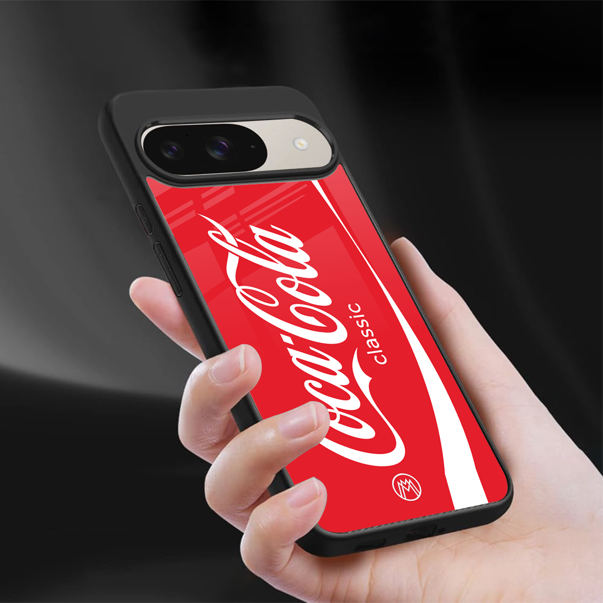 coca cola classic back phone cover | glass case for google pixel 9