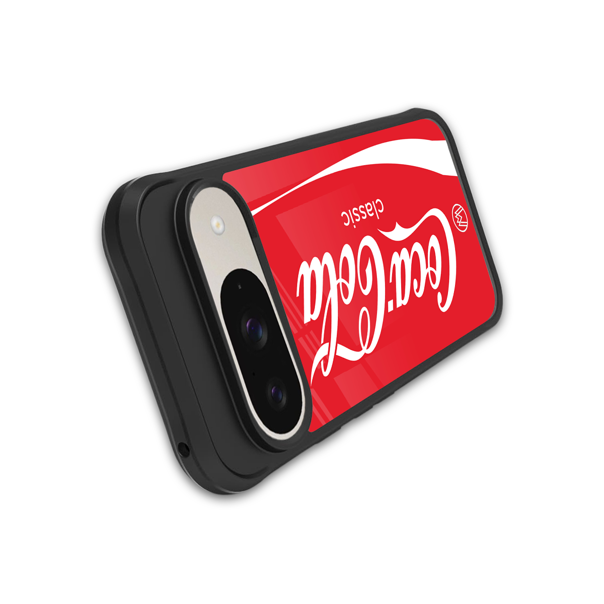 coca cola classic back phone cover | glass case for google pixel 9