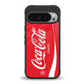 coca cola classic back phone cover | glass case for google pixel 9 pro