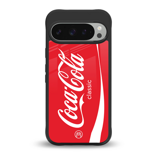 coca cola classic back phone cover | glass case for google pixel 9 pro