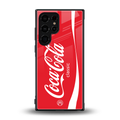 coca cola classic back phone cover | glass case for samsung galaxy s24 ultra