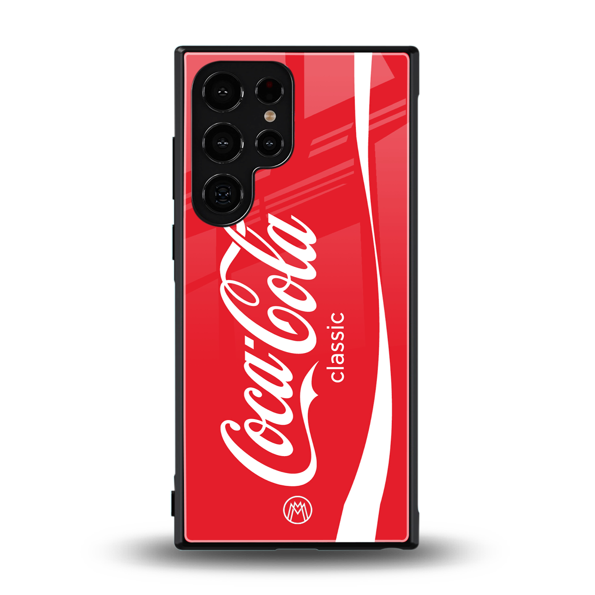 coca cola classic back phone cover | glass case for samsung galaxy s24 ultra