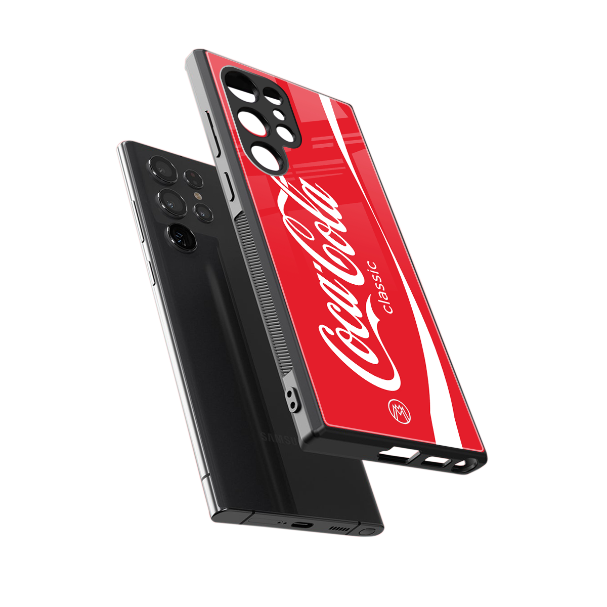coca cola classic back phone cover | glass case for samsung galaxy s24 ultra
