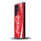 coca cola classic back phone cover | glass case for samsung galaxy s23 ultra