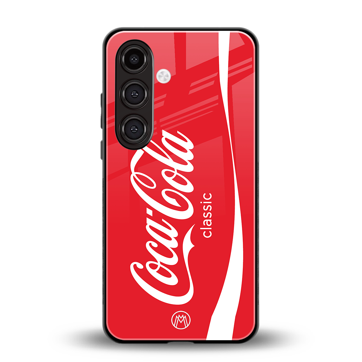coca cola classic back phone cover | glass case for samsung galaxy s24 fe