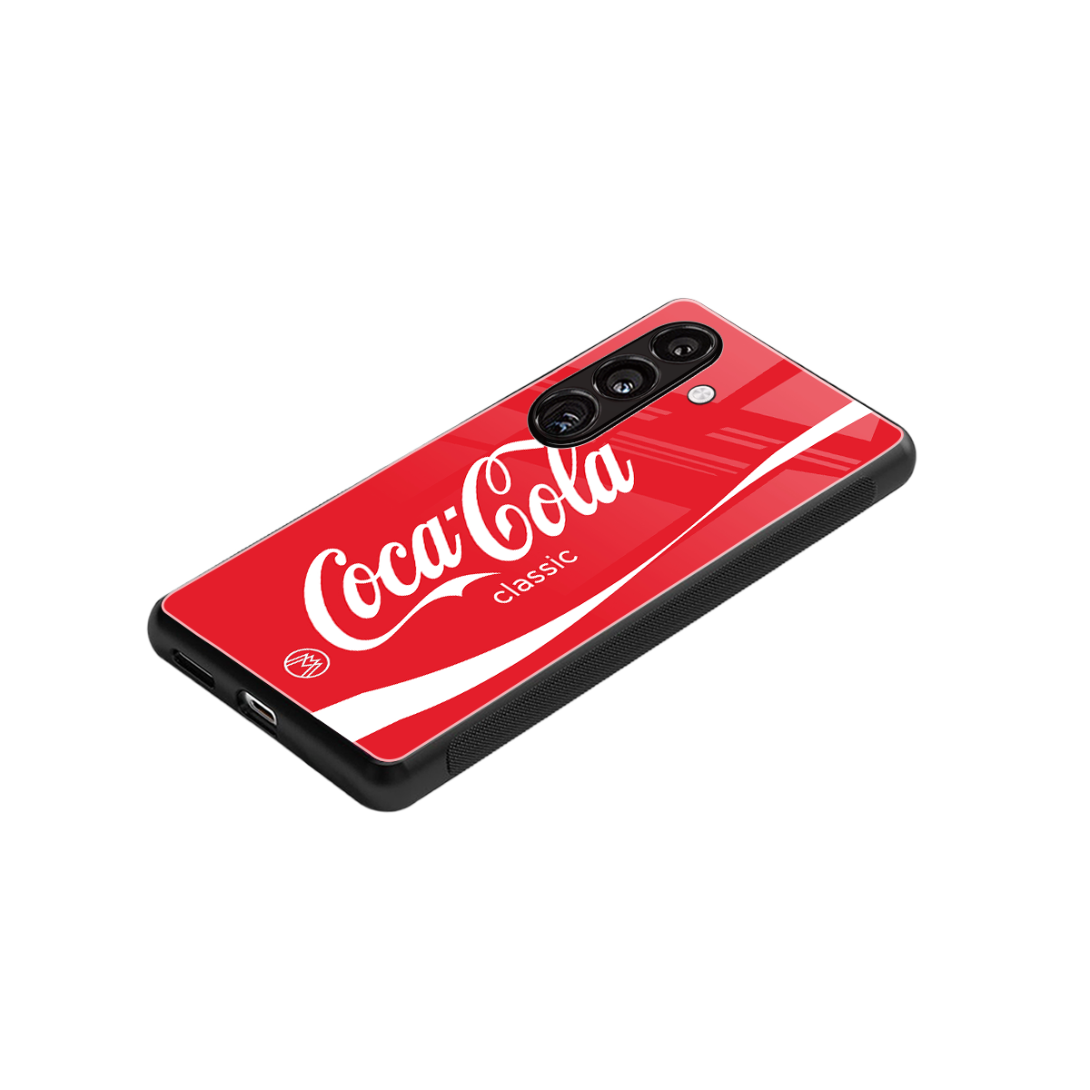 coca cola classic back phone cover | glass case for samsung galaxy s24 plus