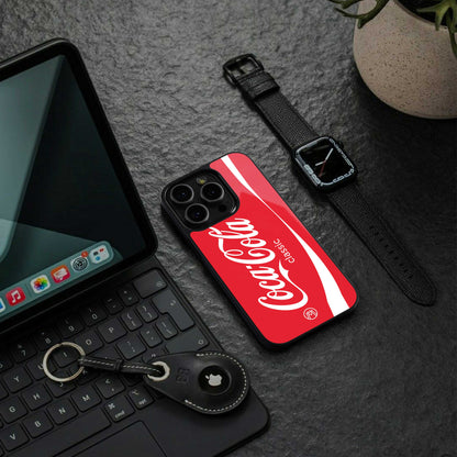 coca cola classic back phone cover | glass case for samsung galaxy s24 ultra