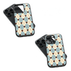 Trendy Glass Back Mobile Case for iPhone, Samsung, Redmi, OnePlus, Google Pixel, Motorola