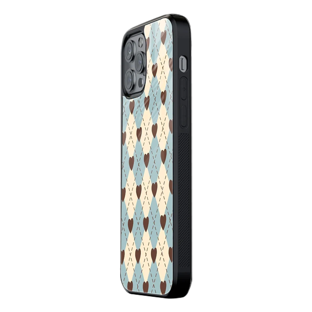 Slim Glass Back Phone Case for Multiple Brands iPhone, Samsung, Redmi, OnePlus, Oppo, Vivo