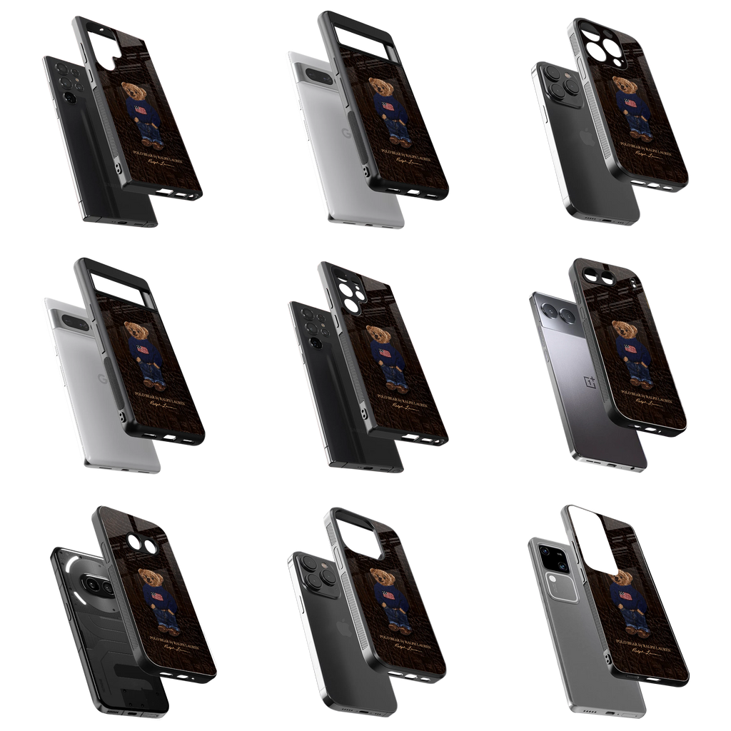 Durable Glass Back Mobile Case for iPhone, Samsung, OnePlus, Google Pixel, Redmi, Vivo, Oppo