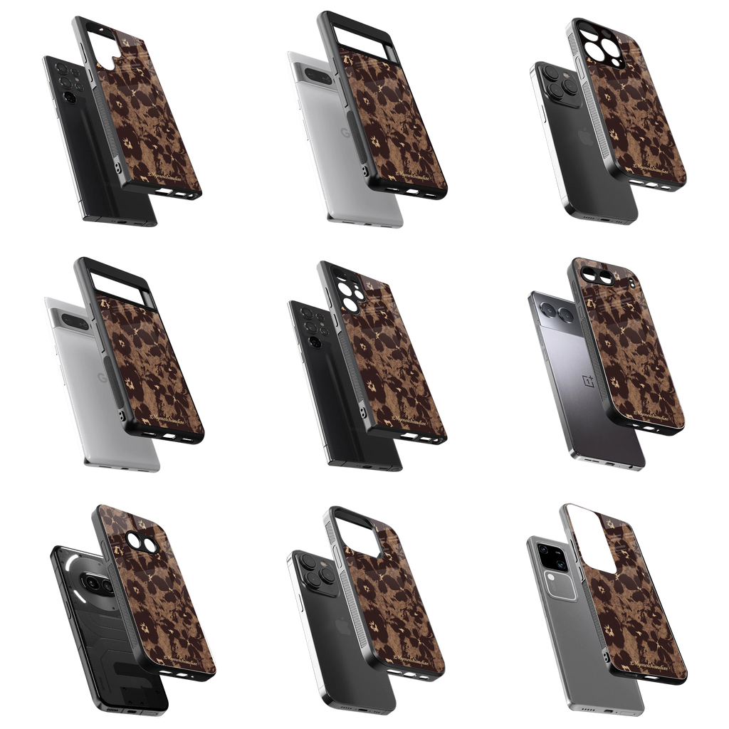 Durable Glass Back Mobile Case for iPhone, Samsung, OnePlus, Google Pixel, Redmi, Vivo, Oppo