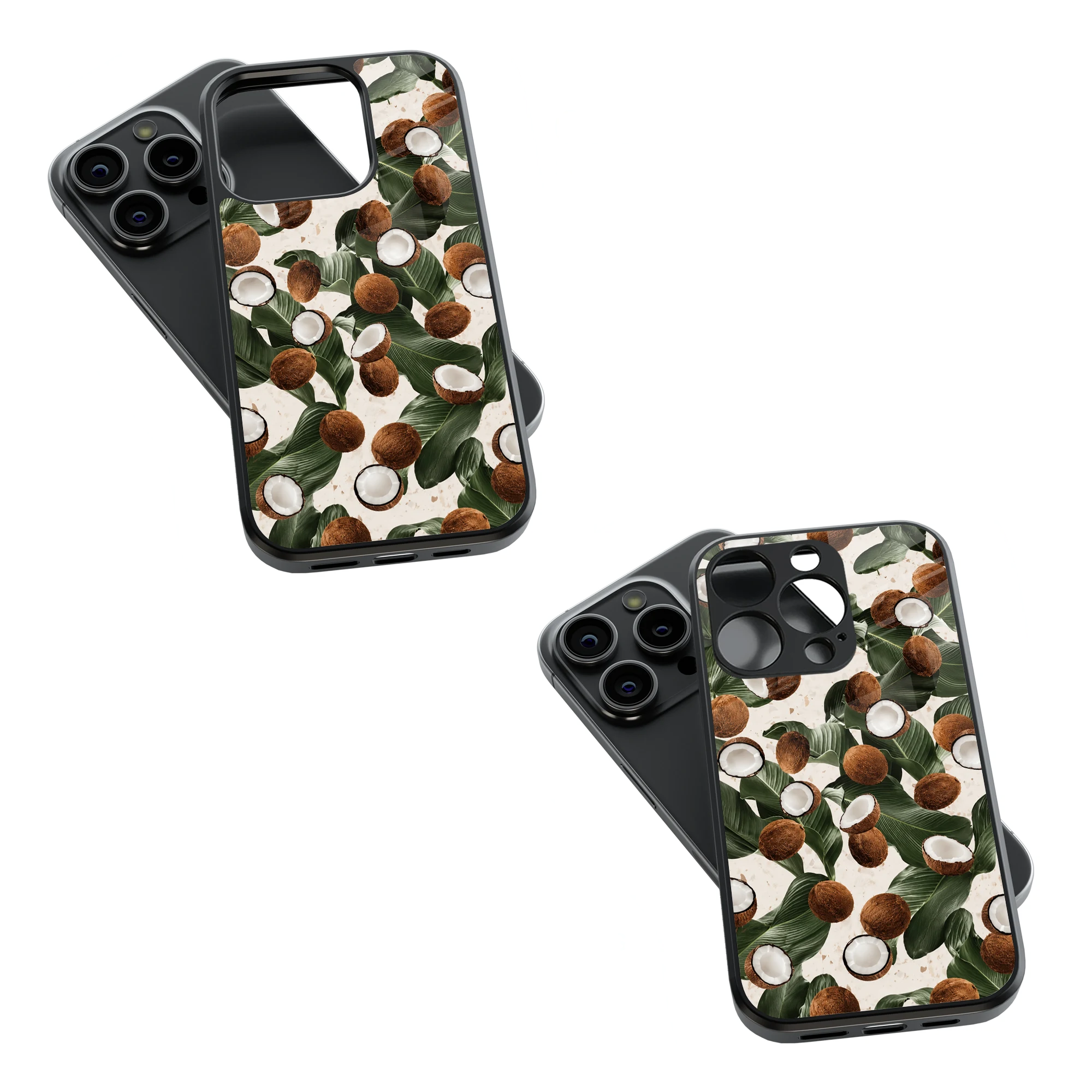 Trendy Glass Back Mobile Case for iPhone, Samsung, Redmi, OnePlus, Google Pixel, Motorola