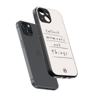 collect moments not things back phone cover | glass case for iphone 13 mini