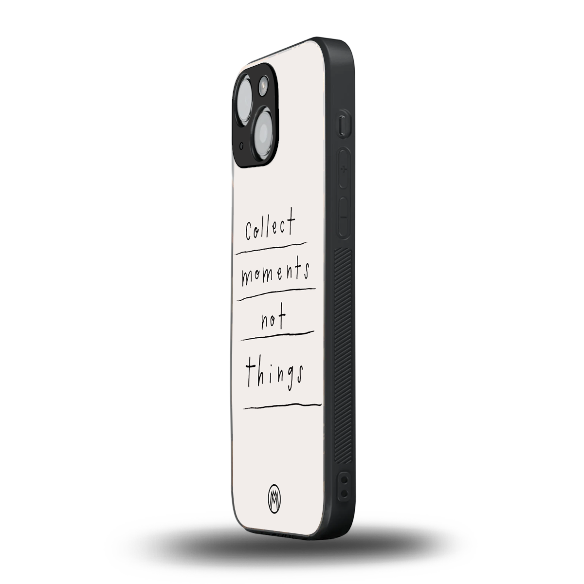 collect moments not things back phone cover | glass case for iphone 13 mini