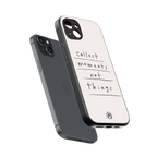 collect moments not things back phone cover | glass case for iphone 15 plus