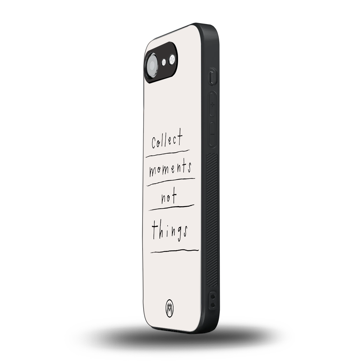 collect moments not things back phone cover | glass case for iphone 16e