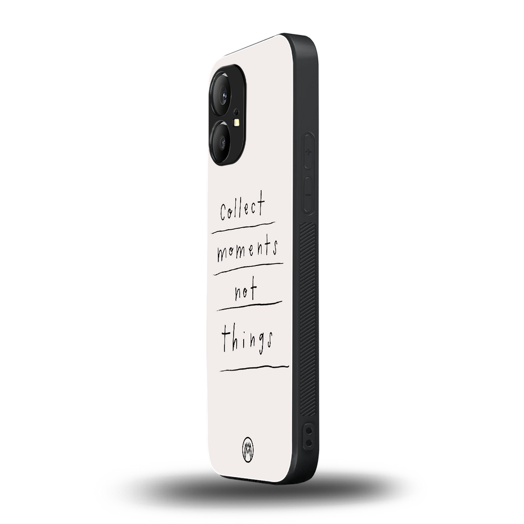 collect moments not things back phone cover | glass case for nothing phone 1