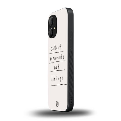 collect moments not things back phone cover | glass case for nothing phone 1