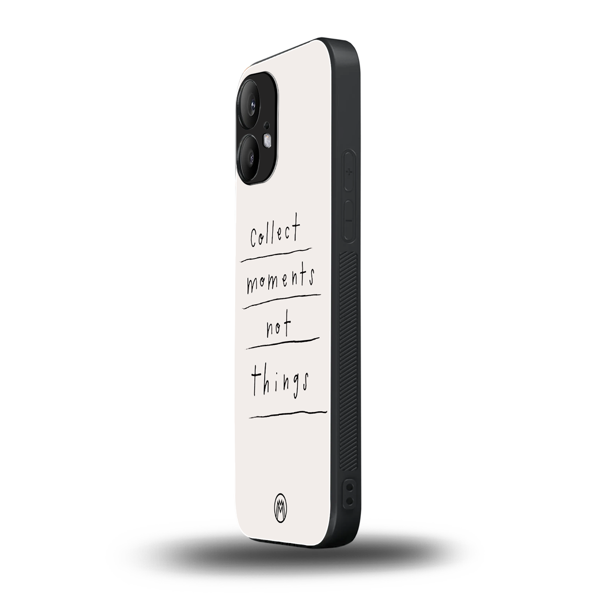 collect moments not things back phone cover | glass case for nothing phone 2