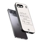 collect moments not things back phone cover | glass case for oneplus nord 4