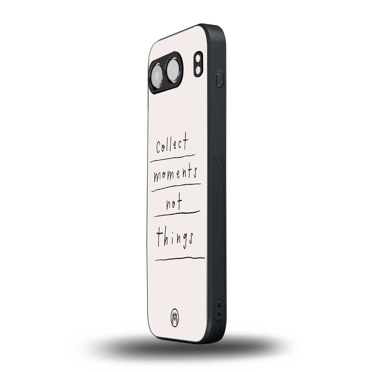 collect moments not things back phone cover | glass case for oneplus nord 4