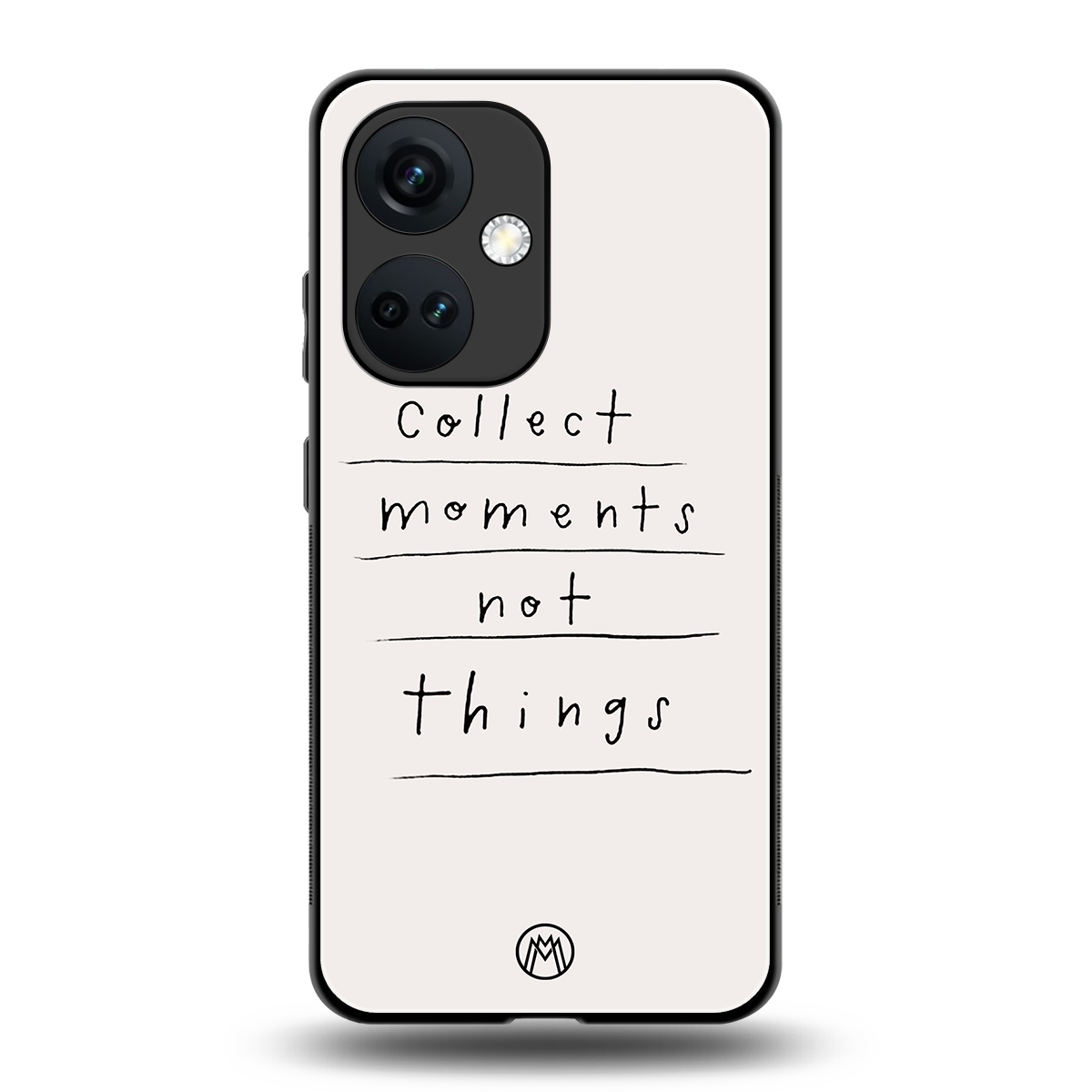 collect moments not things back phone cover | glass case for oneplus nord ce 3