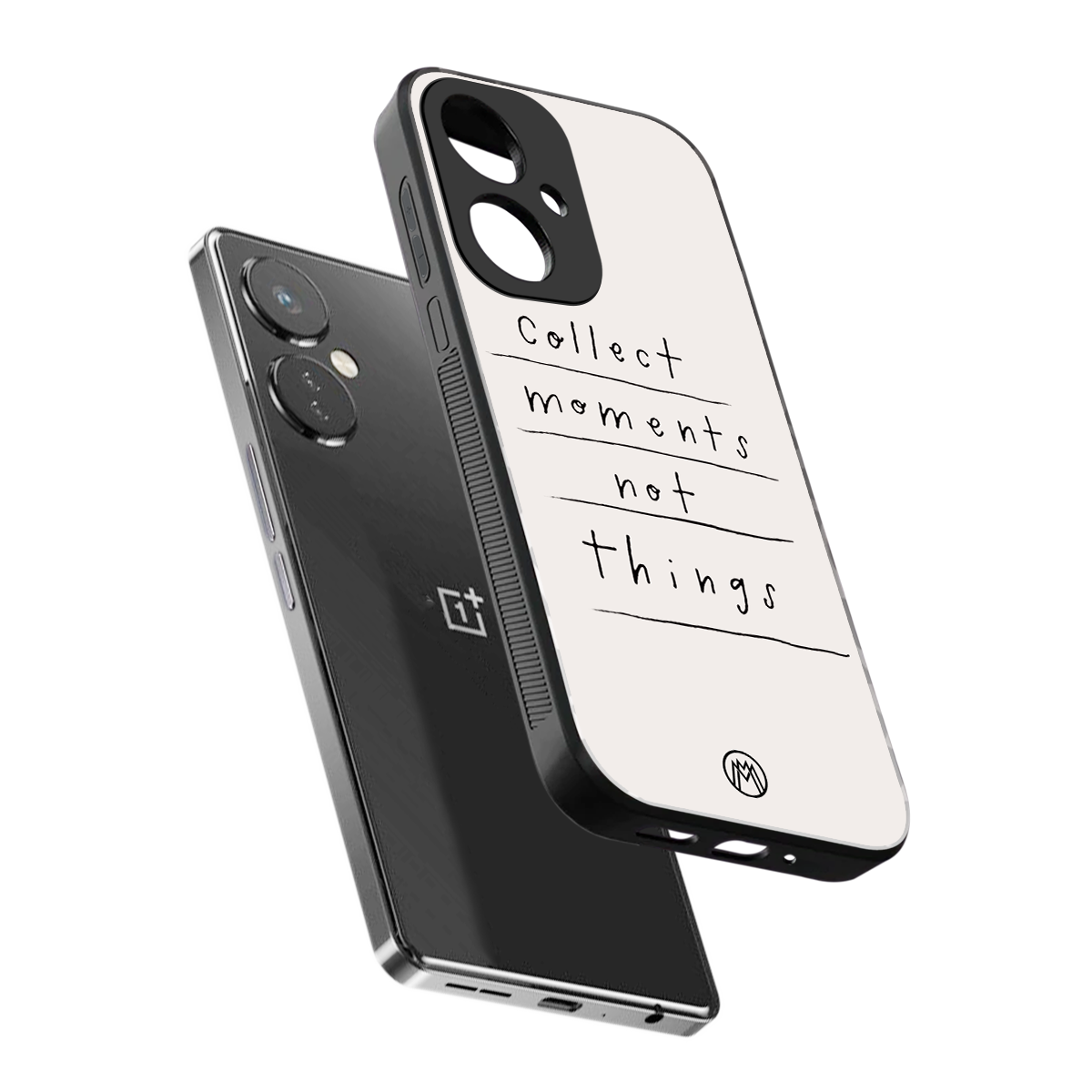 collect moments not things back phone cover | glass case for oneplus nord ce 3
