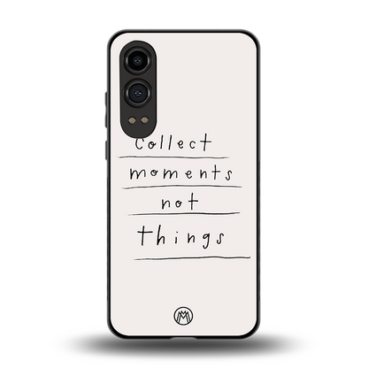 collect moments not things back phone cover | glass case for oneplus nord ce 4 lite