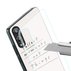 collect moments not things back phone cover | glass case for oneplus nord ce 4 lite