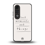 collect moments not things back phone cover | glass case for oneplus nord ce 4