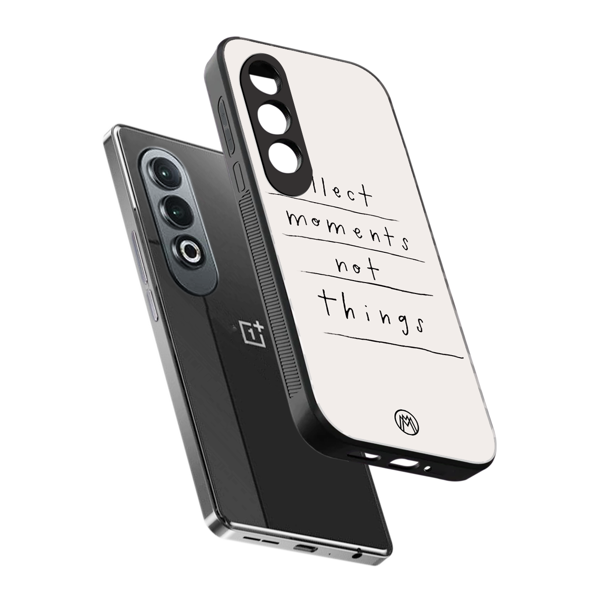collect moments not things back phone cover | glass case for oneplus nord ce 4