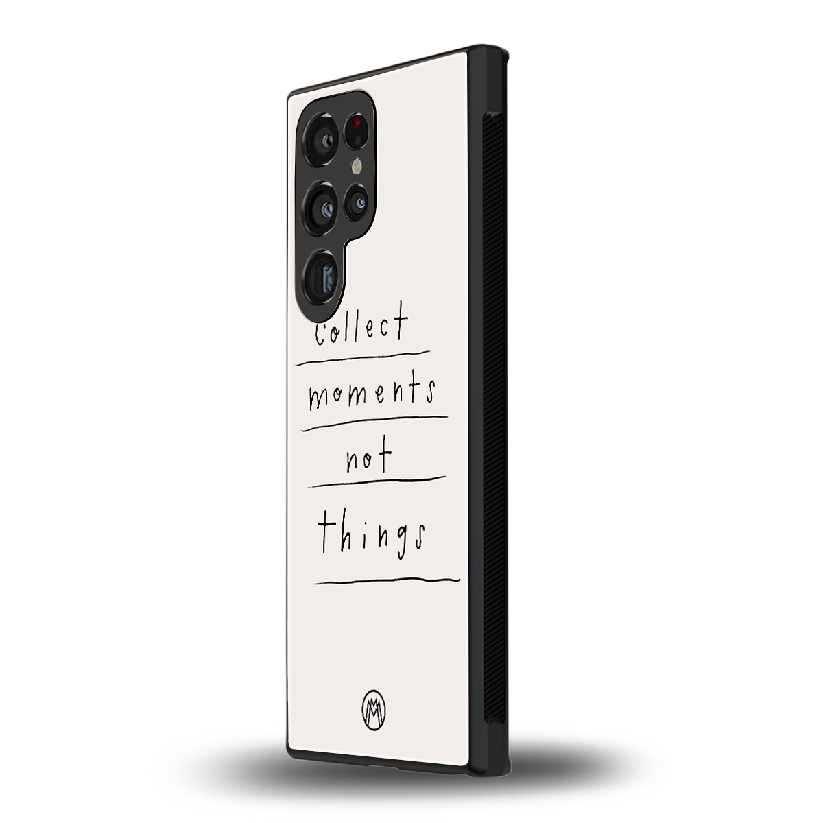 collect moments not things back phone cover | glass case for samsung galaxy s23 ultra
