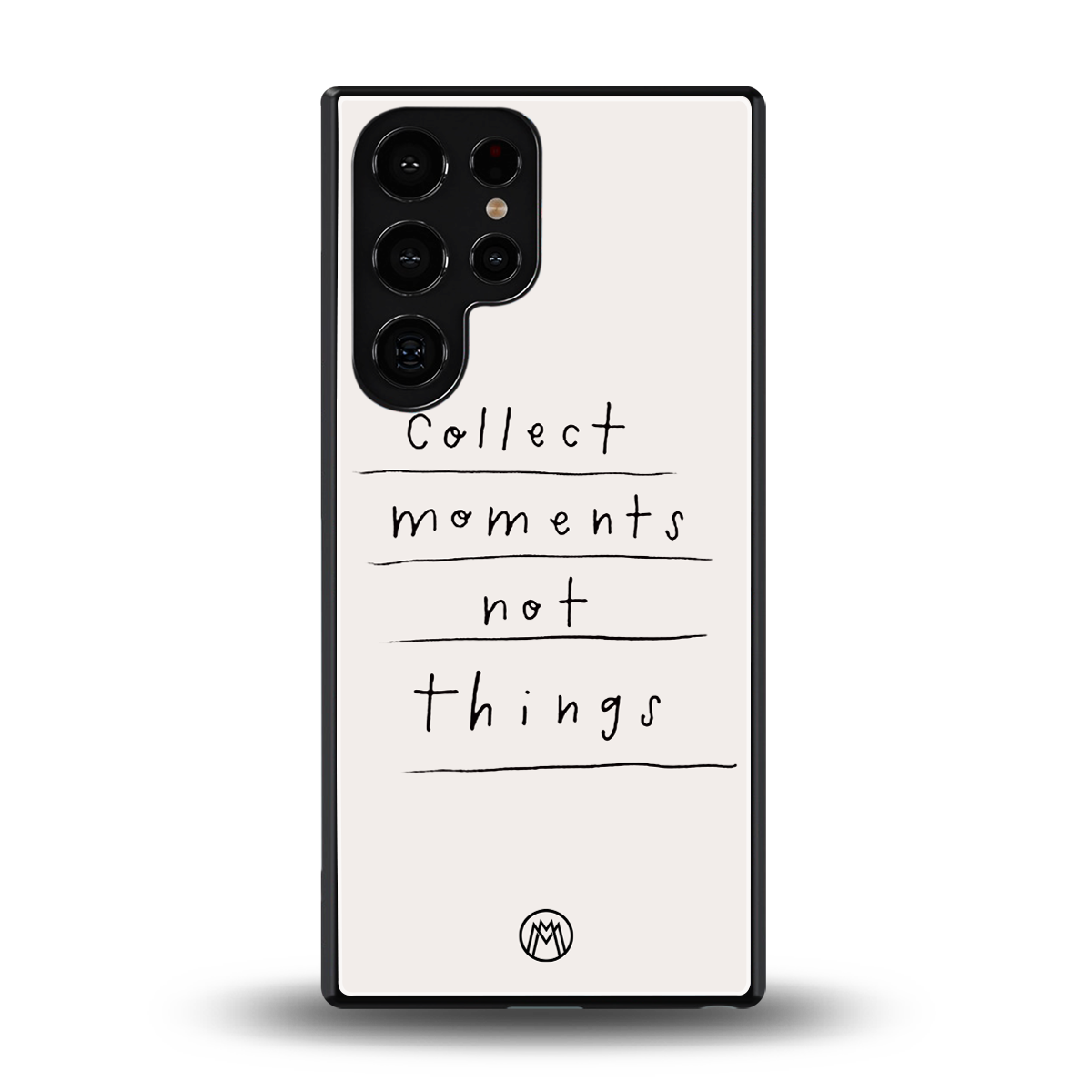collect moments not things back phone cover | glass case for samsung galaxy s25 ultra