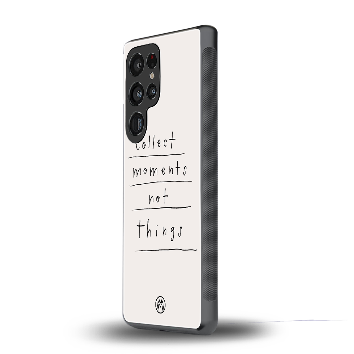 collect moments not things back phone cover | glass case for samsung galaxy s25 ultra
