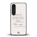 collect moments not things back phone cover | glass case for samsung galaxy s23