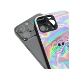 colorful alien back phone cover | glass case for iphone 16