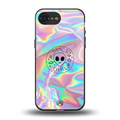 colorful alien back phone cover | glass case for iphone 16e
