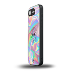 colorful alien back phone cover | glass case for iphone 16e
