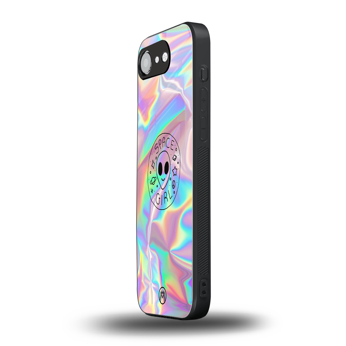 colorful alien back phone cover | glass case for iphone 16e