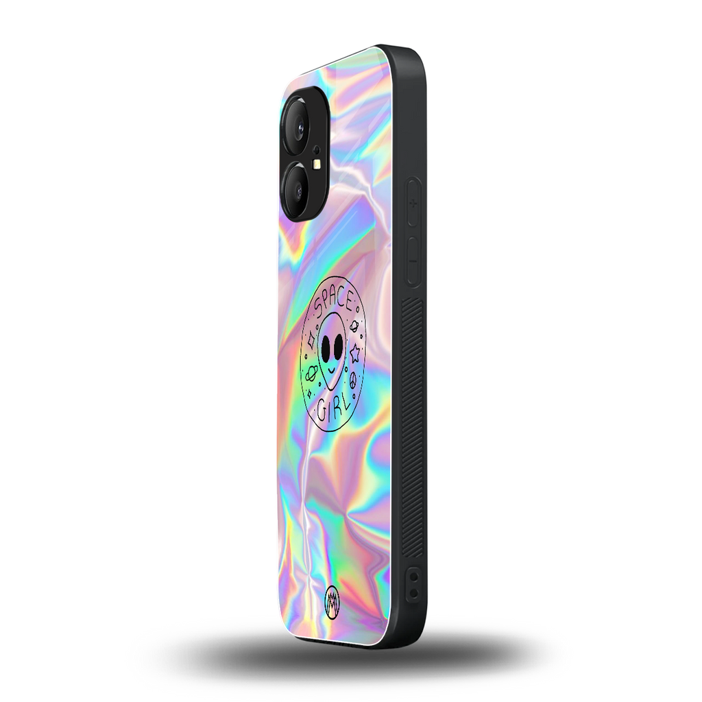 colorful alien back phone cover | glass case for nothing phone 1