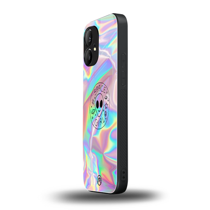 colorful alien back phone cover | glass case for nothing phone 1
